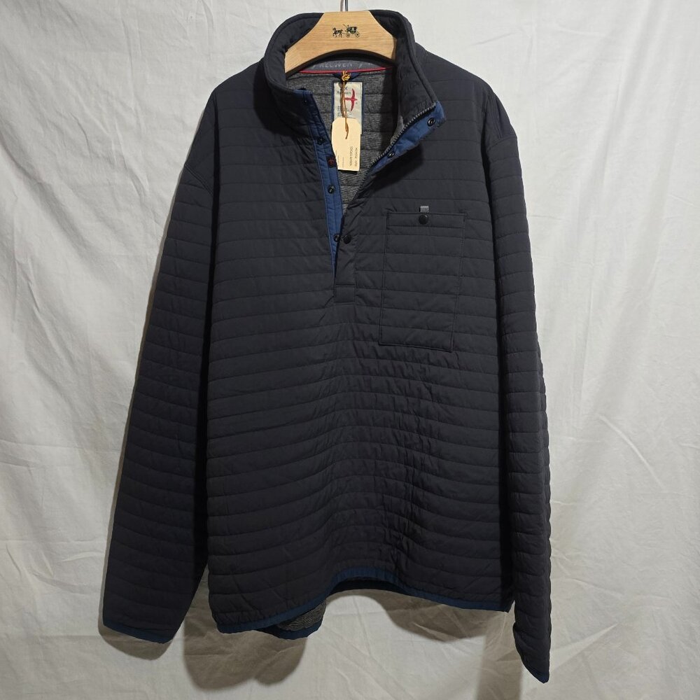 NWT - Relwen Men's Windzip Popover - BlueGray - Sz 2X*